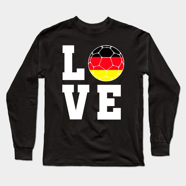 Germany World Cup Long Sleeve T-Shirt by footballomatic